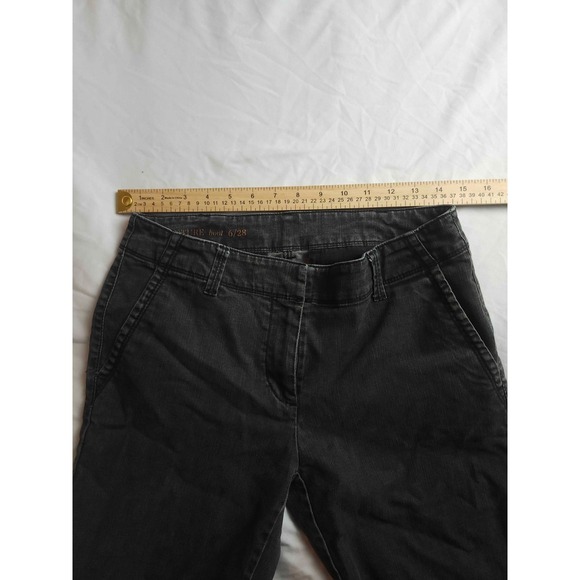 Talbots Signature Boot Jeans Womens Size 6/28 Black Denim Casual Y2K 90s Pockets - Picture 4 of 8